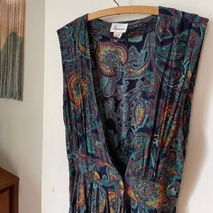 Vintage low cut dress